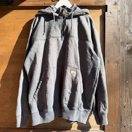 carhartt ハーフジップパーカー