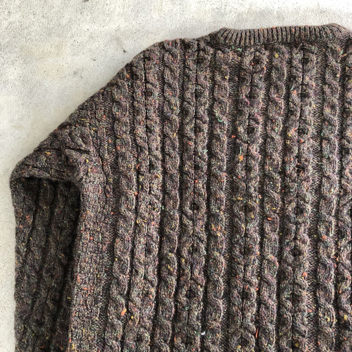 旧タグL.L.Bean エルエルビーン アイルランド製 フィッシャーマンセーター アイルランド製L.L.BEANフィッシャーマンセーター | CUSTOM FEVER