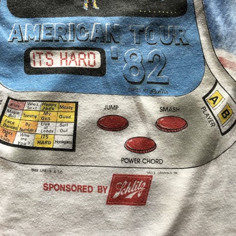 THE WHO AMERICAN TOUR '82 ラグランバンドTシャツ