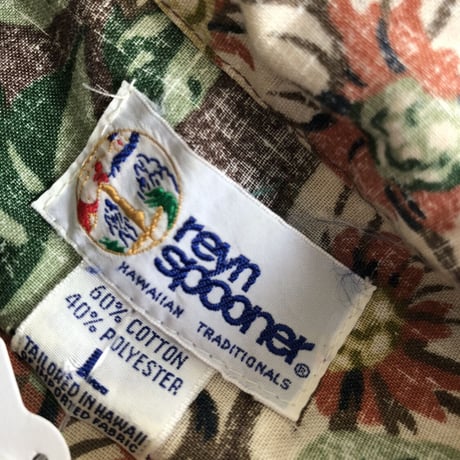 90's Reyn spoonerプルオーバーシャツ L