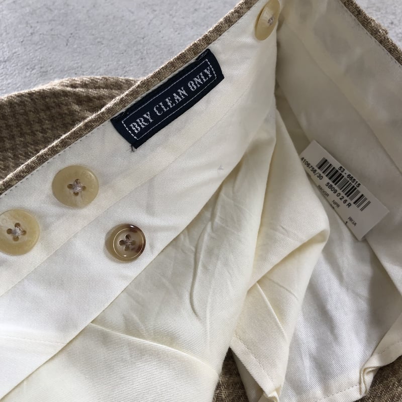 【リネンシルク】美品　W36 スラックス　ラルフローレン Polo by Ralph Lauren リネン混シルクスラックス W34 | CUSTOM