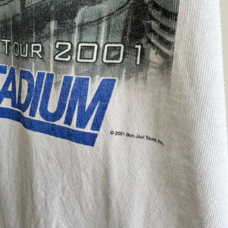 2001年 BON JOVI “One Wild Night Tour” Tシャツ