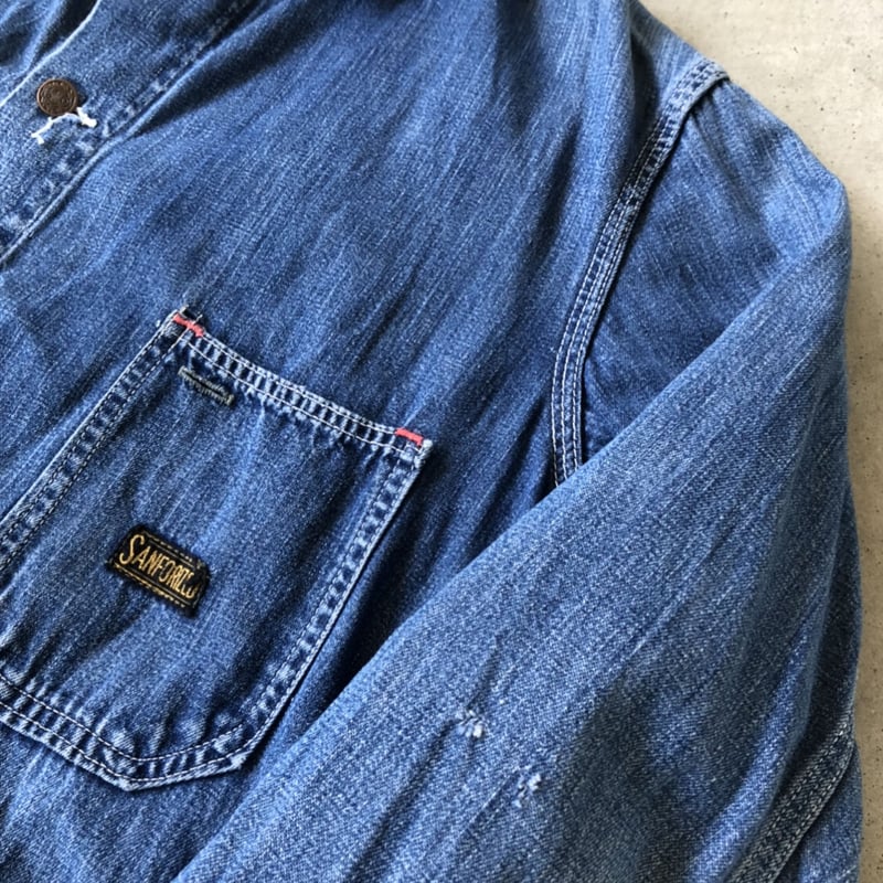 USA製 SANFORIZED デニムカバーオール | CUSTOM FEVER