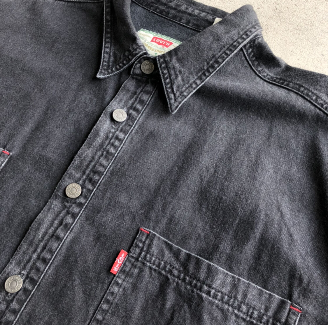 希少　ヴェトモン　リーバイス　黒　デニムシャツ Levi's デニムシャツ 黒 L | CUSTOM FEVER