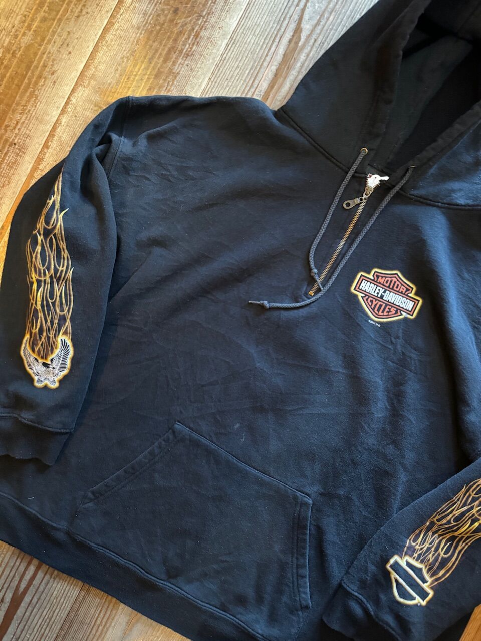 USA製HARLEY DAVIDSON ハーフジップフーディ 2X | CUSTOM FEVER USA製HARLEY DAVIDSON ハーフジップフーディ 2X | CUSTOM FEVER
