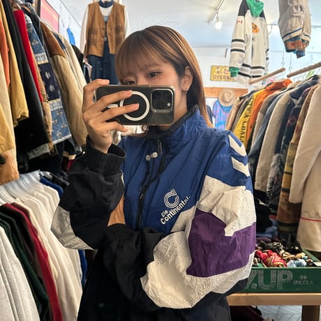 90s hummel ナイロンジャケット