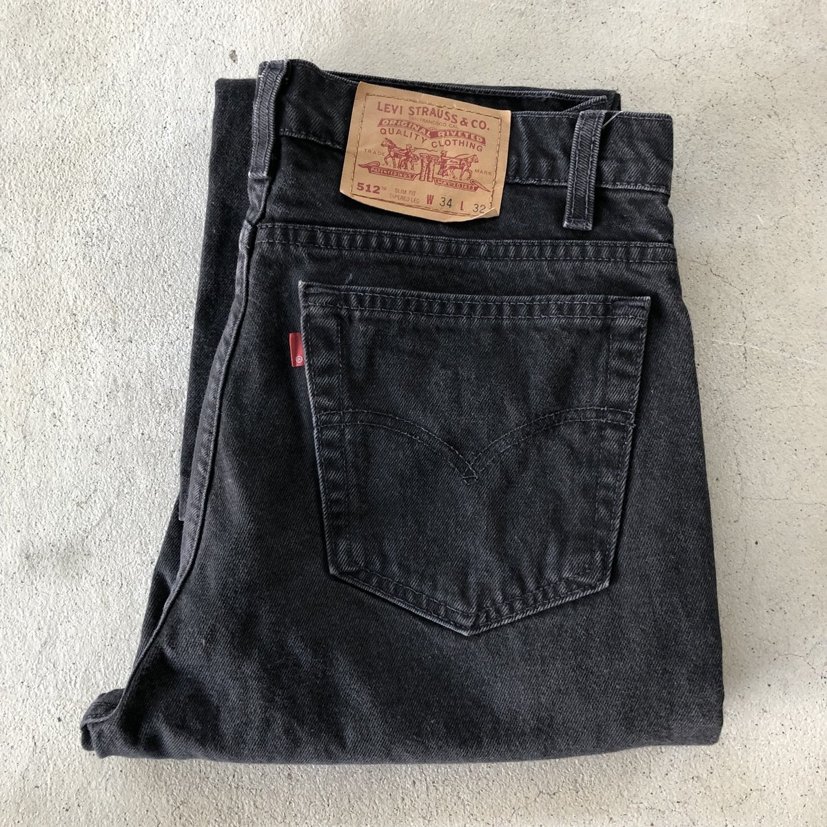 カナダ製 Levi's512 ブラック W34 | CUSTOM FEVER