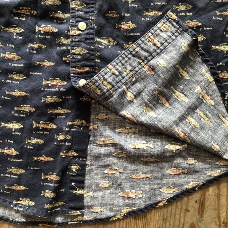 CHAPS RALPHLAUREN 魚柄シャツ