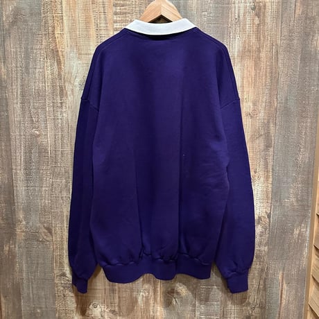 USA製 襟付きラメトレーナー