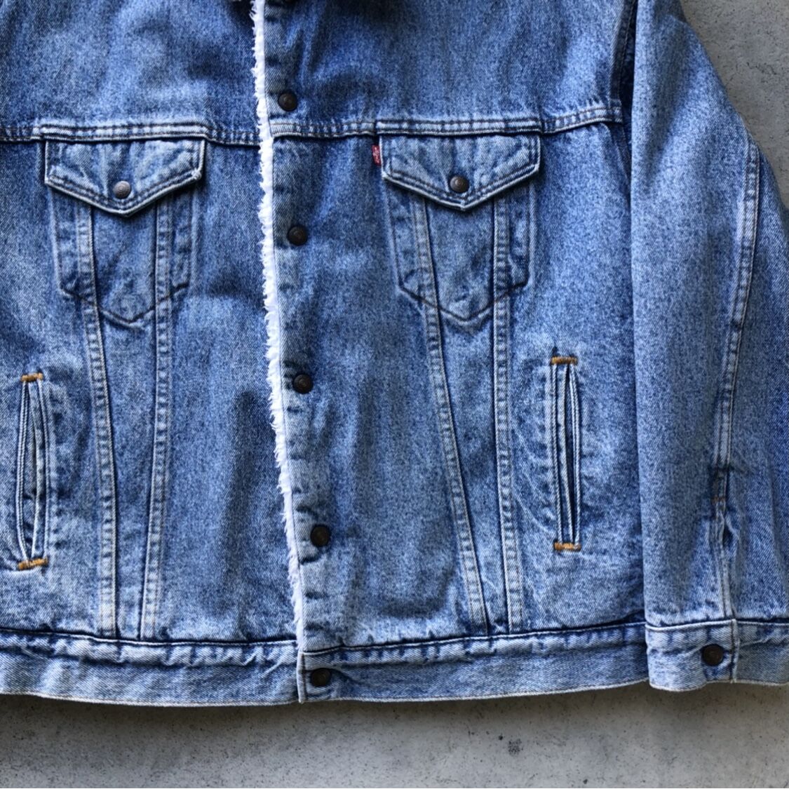 90's Levi's デニムボアジャケット 70609-4891 XL | CUSTOM 90's Levi's デニムボアジャケット 70609-4891 XL | CUSTOM