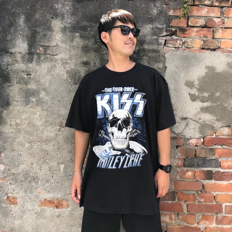 KISS & MOTLEY CRUEバンドTシャツ