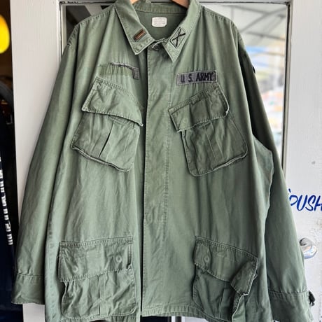 1969年製 U.S. ARMY ジャングルファティーグジャケット 4th リップストップ