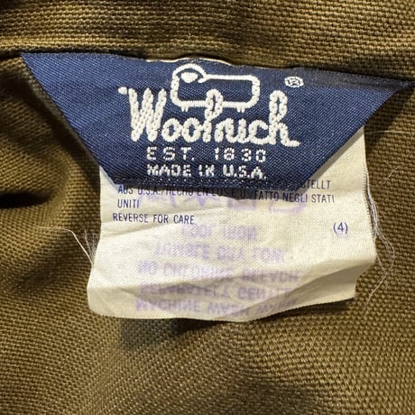 USA製 80's Woolrich ライナー付きフィールドジャケット S