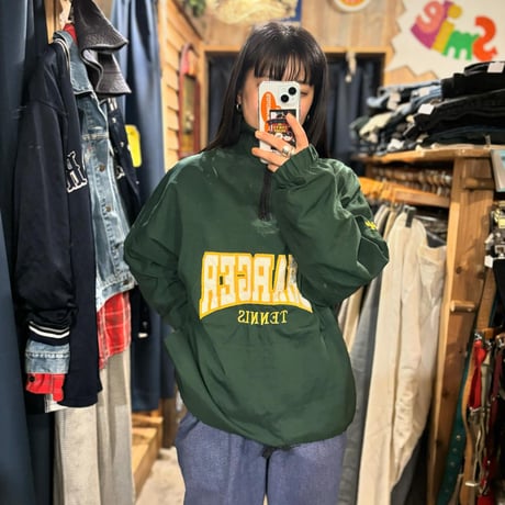USA製テニスチームハーフジッププルオーバー