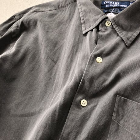 Ralph Lauren 無地シャツ 〝MARLOWE〟L  グレー