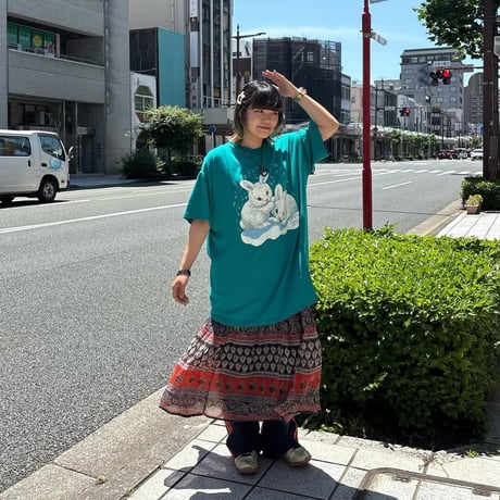 USA製 うさぎTシャツ