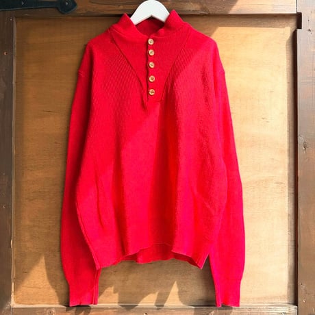 90s Eddie Bauer ハーブボタンニット