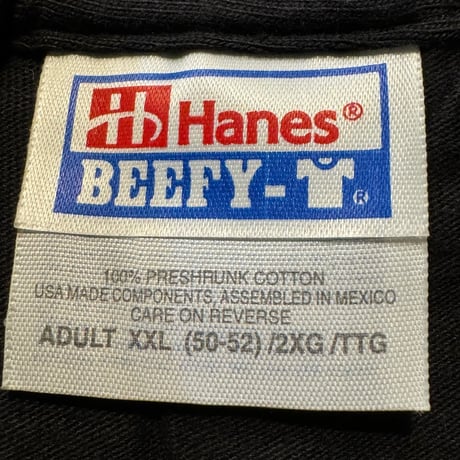 90's〜 Hanes BEEFY 無地T デッドストック