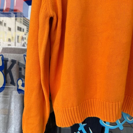 USA製 LANDS' END コットンニットセーター  XL