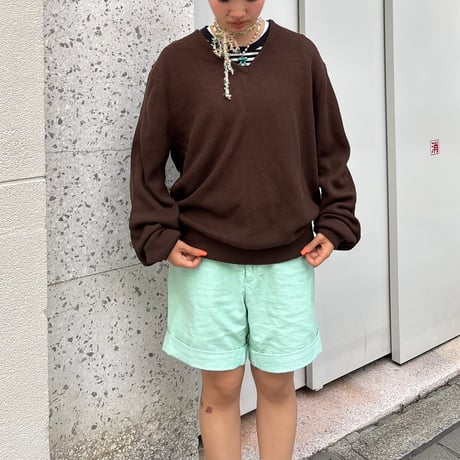 Jantzen USA製　アクリルVネックニット