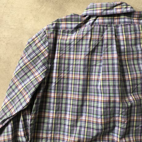 RALPH LAUREN カラフルチェックボタンダウンシャツ