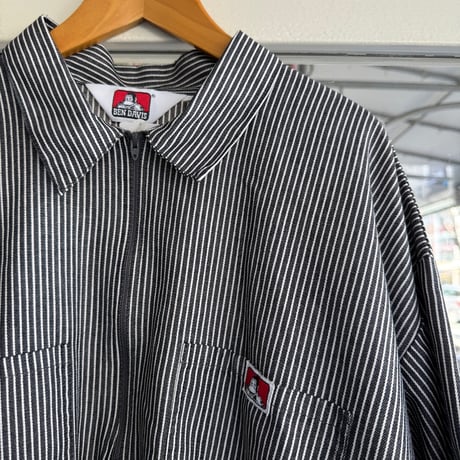USA製BEN DAVISハーフジップワークシャツ XXL