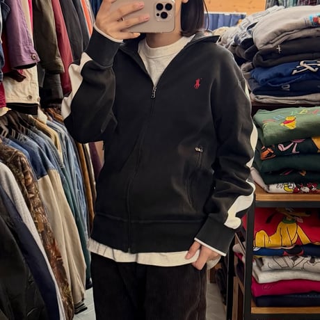 POLO ジップアップスウェット