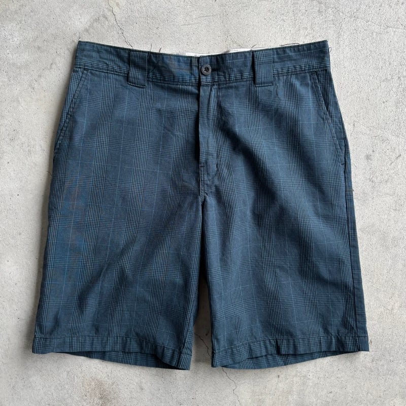あ*様 00s Dickies チェック ショーツ 膝下丈 シティーボーイ 古着 あ