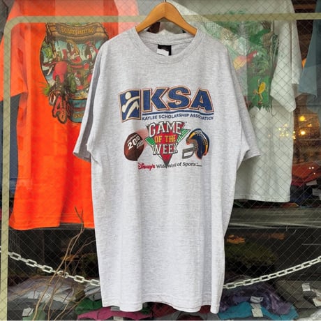 USA製 Disney SPORTS KSA 両面プリントTシャツ