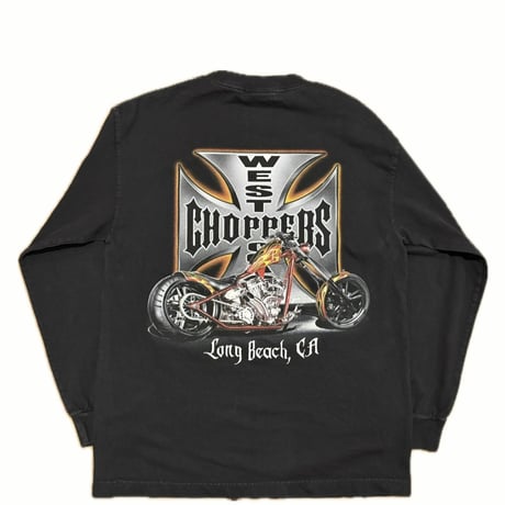 WEST COAST CHOPPERS 袖プリントロンT M