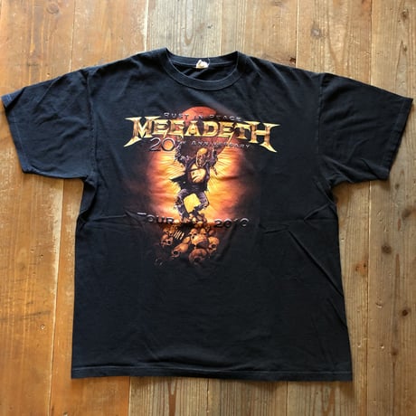 MEGADETH 20TH ANNIVERSARY Tシャツ