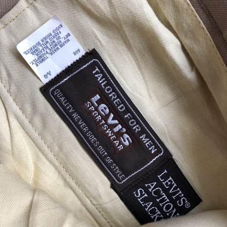 80's Levi's〝Action Slacks〟ベージュ