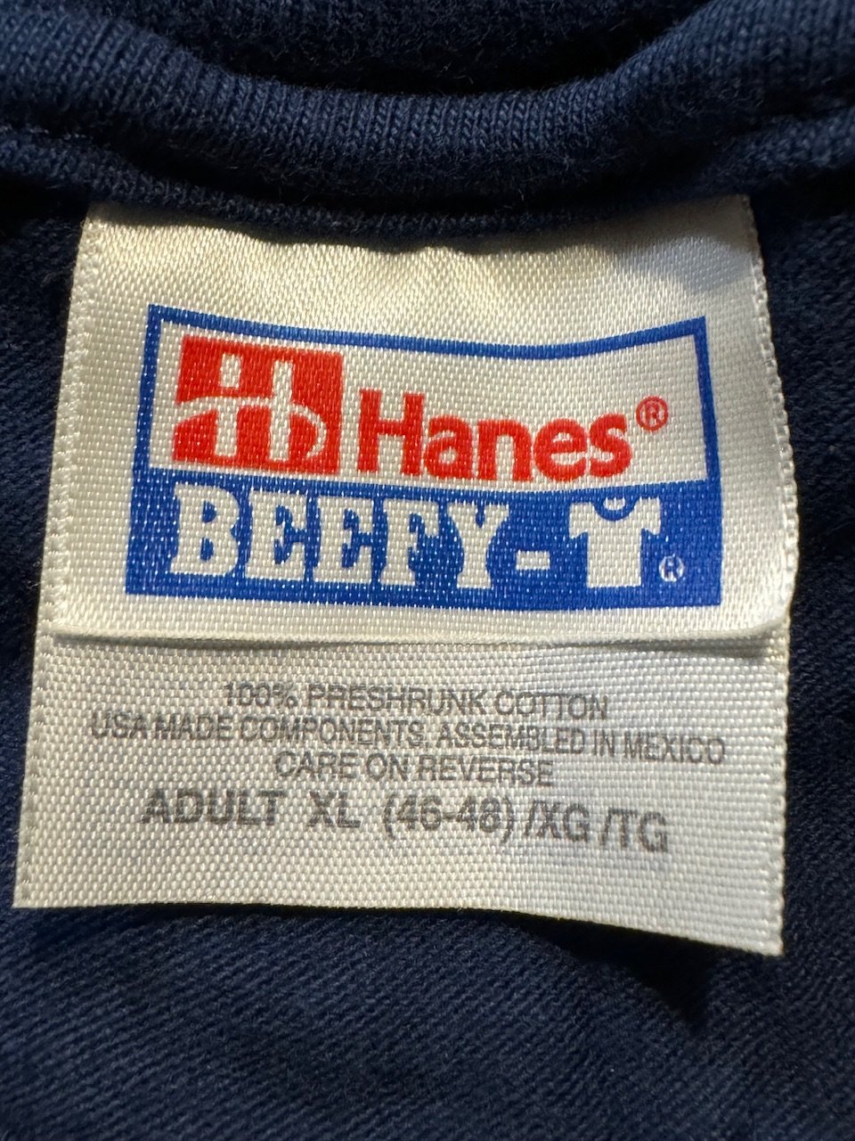 デッドストックL！90's extreme Tシャツ黒Hanes製　ヌーノ 90's〜 Hanes BEEFY 無地T デッドストック | CUSTOM FEVER