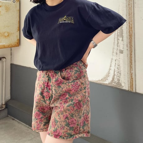 USA製花柄ショーツ