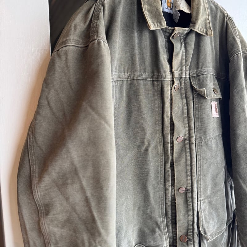 ☆雰囲気抜群☆USA製☆Lサイズ カーハート トラディショナルコート MOS