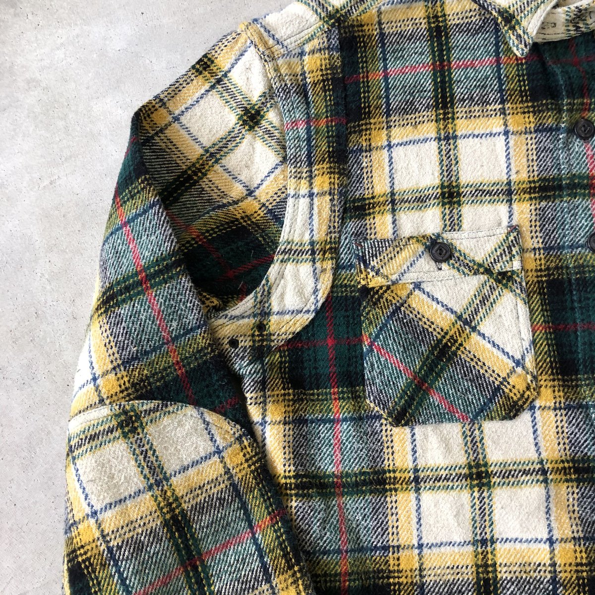 RRL ネルシャツ　ストライプ　コットン　S RRL〟 RALPH LAUREN チンスト付きコットンネルシャツ | CUSTOM FEVER