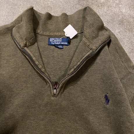 POLO Ralph Lauren ハーフジップコットンニット