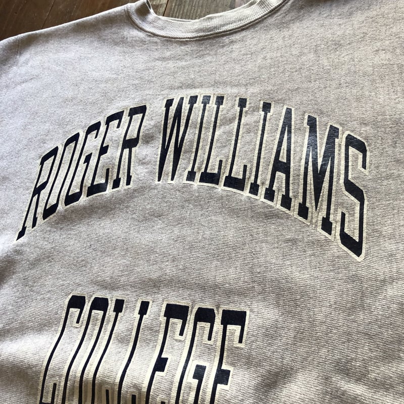 90'sUSA製ROGER WILLIAMS COLLEGEチャンピオンリバースウィーブ