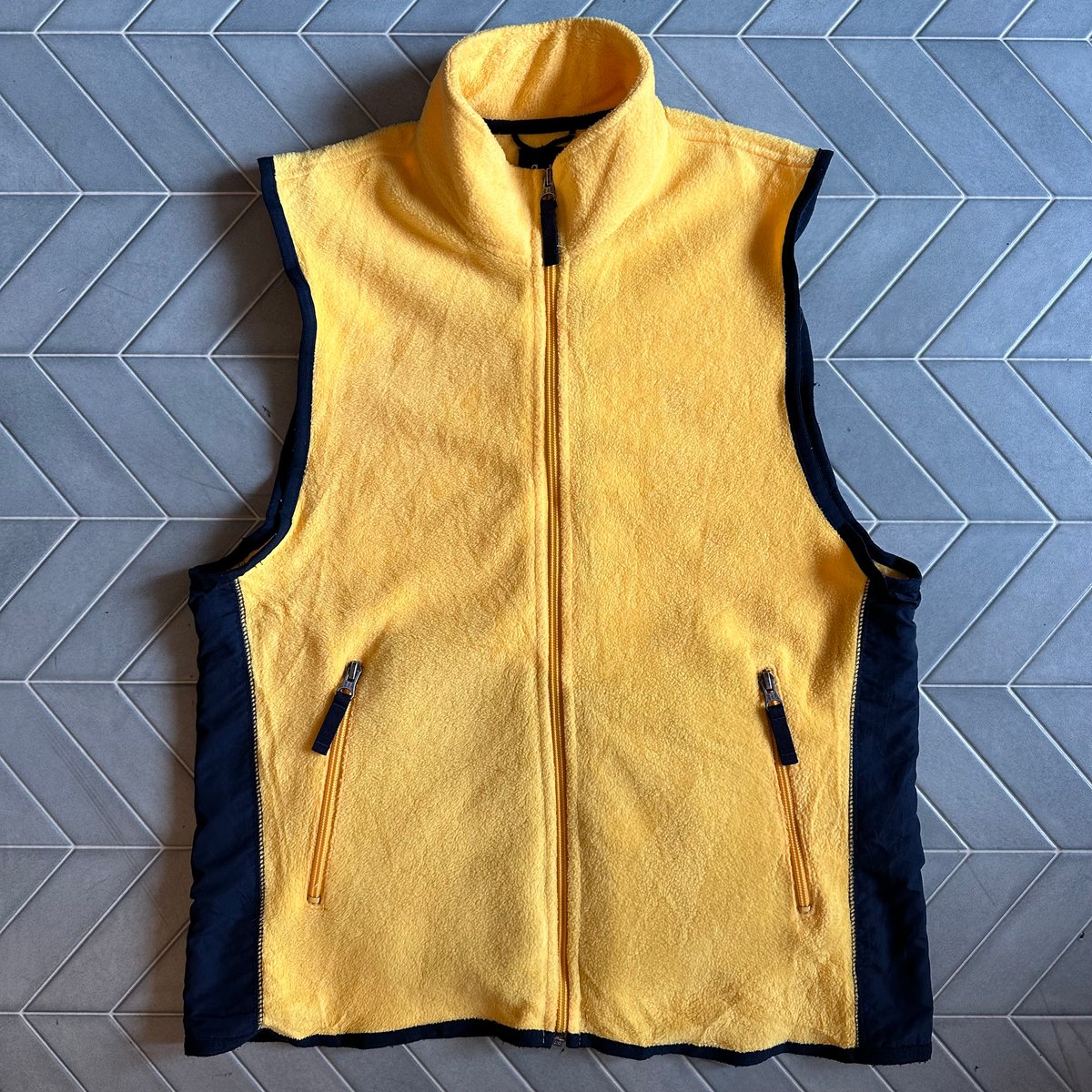 90s OLD GAP ダウンベスト　オーバーサイズ　裏フリース　スタンドカラー OLD GAP リバーシブルダウンベスト