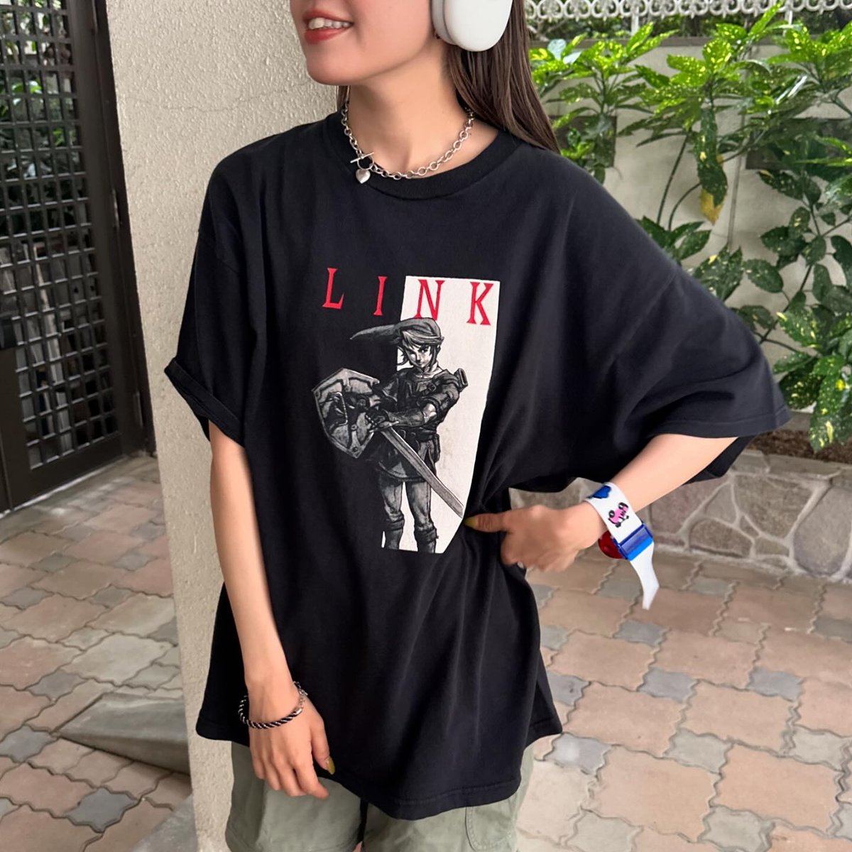 ゼルダの伝説プリントTシャツ🗡️XL | CUSTOM FEVER