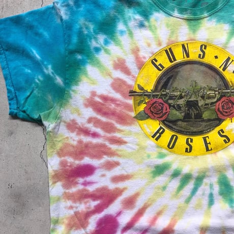 GUNS N'ROSES バンドT  タイダイ XL