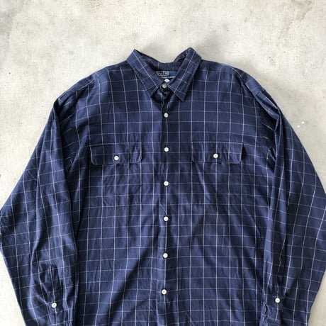 Ralph Lauren チェックシャツ 〝BENFORD〟XL ポニーマーク無し
