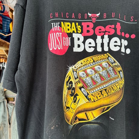 90's〜 CHICAGO BULLS プリントT XL