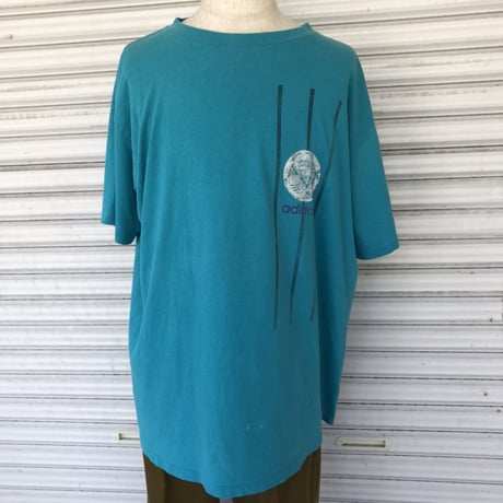 90's adidas ビッグT