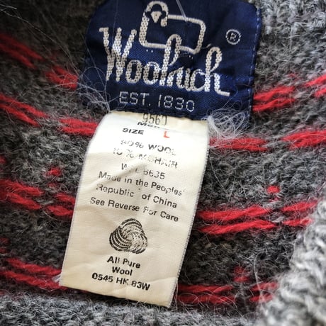 80年代 WOOLRICH モヘア混ニットセーター
