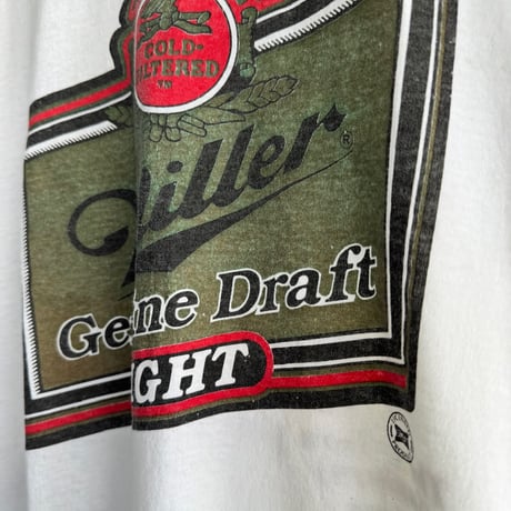 90's Miller ビールプリントTシャツ L