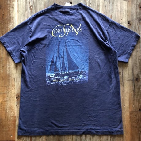 Crosby Stills & Nash バンドTシャツ XL