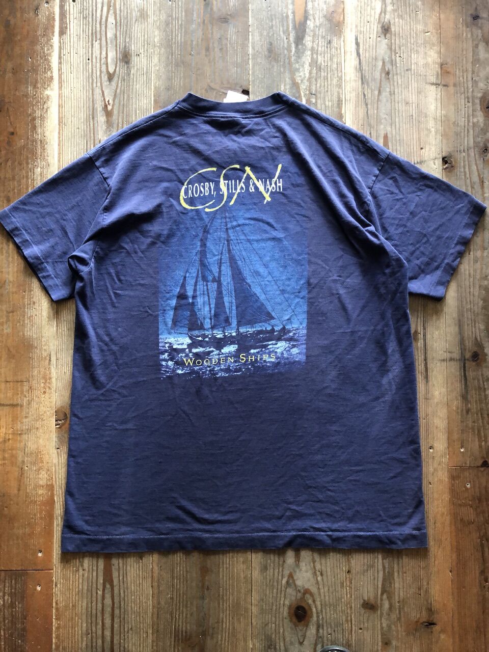 90s USA製 バンドT クロスビー・スティルス＆ナッシュ ツアー Tシャツ fit=scale-down,w=1200