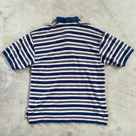 TOMMY HILFIGER マルチボーダーポロシャツ