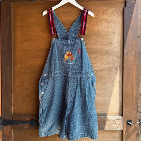 プーさん刺繍サロペット